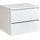 Beliani Waschbeckenunterschrank 60 x 47 cm Weiß