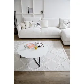 Schöner Wohnen Teppich Summer 80 x 150 cm Polypropylen Beige Creme