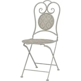 vidaXL 3-tlg. Bistro-Set Stahl Grau