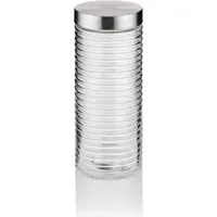 Kela Diana Vorratsdose Glas rund Edelstahl 22 x 11 cm 2 l