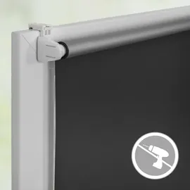 Lichtblick Thermo-Rollo Klemmfix 90 x 150 cm anthrazit