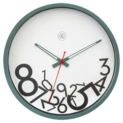 Nextime Wanduhr 7364GN Dropped Numbers