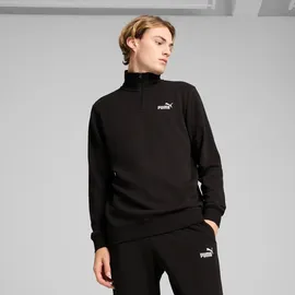 Puma Essentials No. 1 Logo French Terry 1/2-Zip Sweatshirt Herren 01 black M