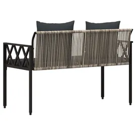 vidaXL Gartenbank 116 x 56 x 75 cm Grau