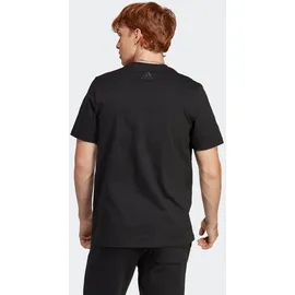 adidas Essentials Single Jersey Big Logo T-Shirt Black / White S