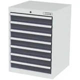 Simplaflex Werkzeugschrank Simplaflex Schubladenschrank, 7 Schubladen, BxTxH 600x575x820 mm grau