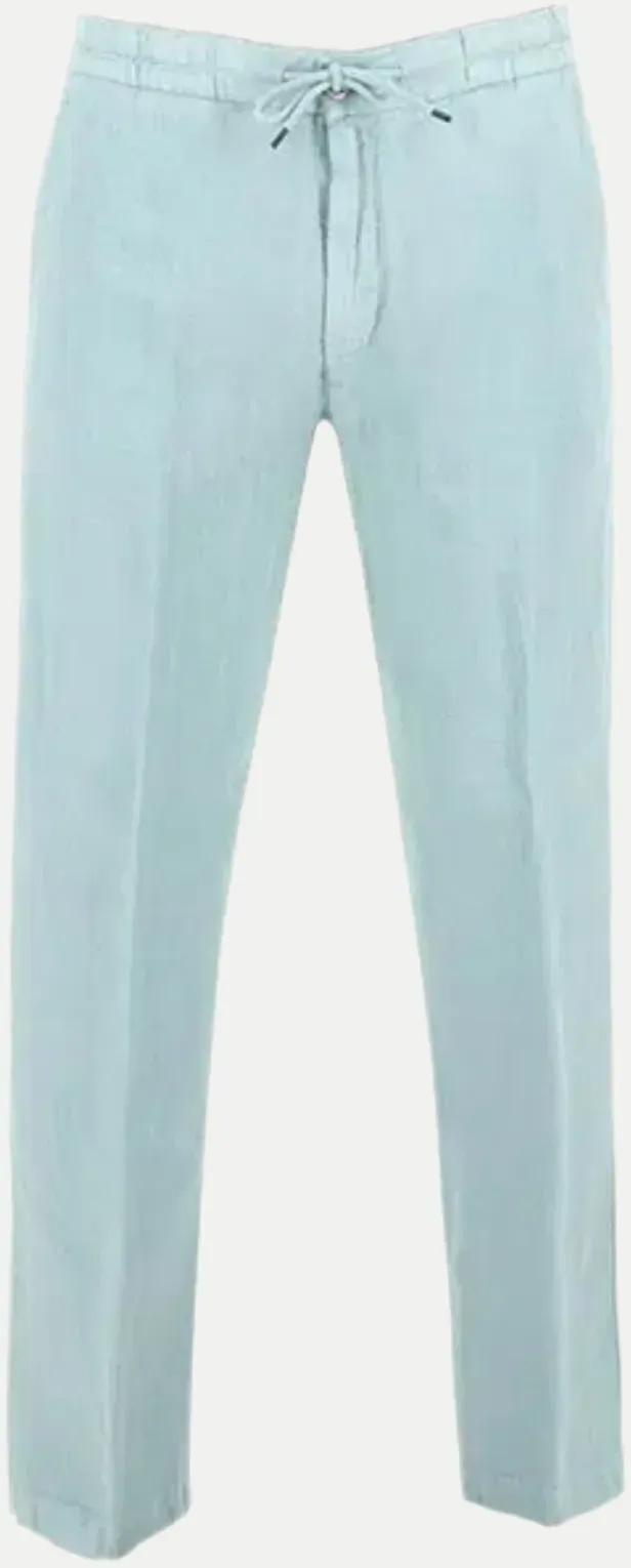 Tapered-Fit Leinenhose Blau 3032