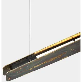 quitani Persida 3-flg. LED 148 cm rund bronze