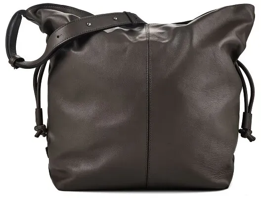Marc O'Polo Beuteltasche Leder 41 cm  braun