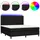 vidaXL Boxspringbett 180 x 200 cm Schwarz