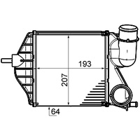 Mahle CI 459 000P Ladeluftkühler