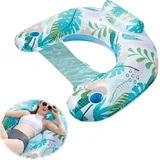 Pool-schwimmmatte, 4-in-1 Pool-schwimmmatte, Aufblasbare Hängematte, Tragbare Strand-wasserhängematte, Geeignet Für Strände, Partys Und Urlaube.