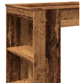 vidaXL Bartisch mit Regal 95 x 47 x 103,5 cm Braun