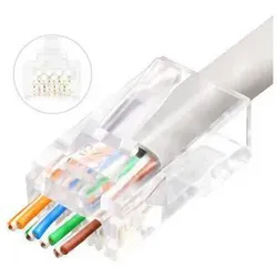Lanview LVN125305, RJ45, Transparent, Männlich, Gerade, Cat6, U/UTP (UTP)