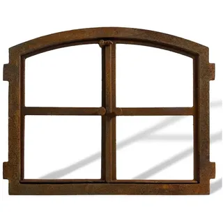 aubaho Stallfenster Eisenfenster zum Öffnen Scheunenfenster Rost Eisen 58cm Antik-Stil