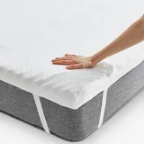 Pikolin Home - Matratzen Topper 150x200 cm aus Memory Foam, Viscoelastischer Multizonen-Topper, 7 cm Höhe, Atmungsaktiv, Abnehmbarer Bezug, rutschfest, für Matratzen bis 32 cm