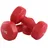 Matchu Sports Vinyl Kurzhantel Set 0,5/1/2/3/4/5 kg Gymnastikhanteln rot