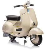ES-Toys VESPA 150 VL1T Lizenziert mit 12V7A Akku 2 Motoren, Ledersitz