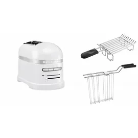 KitchenAid Paket 1, Toaster + Brötchenaufsatz Artisan 5KMT2204, Farbe:Pebbled Palm