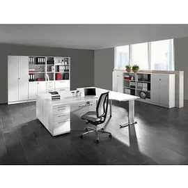 Hammerbacher Flexiline II Standcontainer 42,8 x 76 x 80 cm weiß