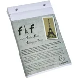 Exacompta 12214E Nachfülleinlagen für Schreibblock FAF blanko 1 x 170 Blatt , 21 x 13,5 cm, mikroperforiert, ideal für Ihre Notizen, Retro-Design mit zeitloser Eleganz