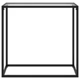 vidaXL Konsolentisch Transparent 80x35x75 cm Hartglas