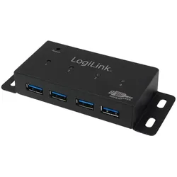 LogiLink USB 3.0 HUB 4-Port Metall Gehäuse