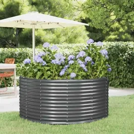 vidaXL Hochbeet 140 x 140 x 68 cm Anthrazit