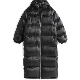 Tommy Hilfiger Daunenmantel TOMMY HILFIGER "SUPER LIGHT HW DOWN RLX MAXI", Damen, Gr. M, schwarz, Steppware, Obermaterial: 100% Polyamid. Füllung: 100% Daunen, unifarben, relaxed fit lang, elastischer Bund, Mäntel Daunenmantel, mit super light Daunenfüllung