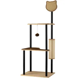 fudajo Kratzbaum 48 x 40 x 120 cm braun