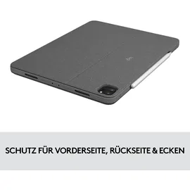 Logitech Combo Touch Tastatur Case für iPad Pro 11" 1-3 Gen Deutsch oxford grey