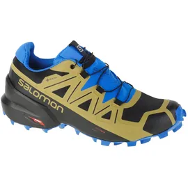 Salomon Speedcross 5 GTX Herren black/green moss/skydiver 48