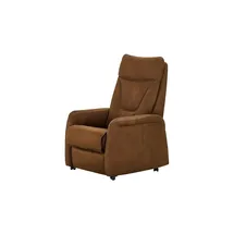 Hukla Fernsehsessel Manuel Mikrofaser 78 x 108 x 90 cm Braun elektrisch