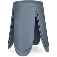 BIZZOTTO Hocker Imogen aus Kunstleder, Blau