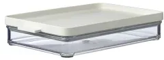 Mepal Aufschnittbox omnia, stapelbar 106415032500 , Farbe: weiß, Nordic white