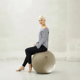Sitting Ball Felt Beige 65 cm
