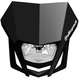 Polisport 8657600002 - LMX-Scheinwerfer aus Polypropylen mit Halogenlampe, kompatibel mit allen Motocross-/Enduro-Modellen in Farbe schwarz