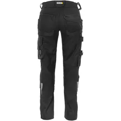 DASSY Dynax Women Arbeitshose mit Stretch und Kniepolstertaschen - schwarz - 32