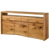 Massivmoebel24 Sideboard Wildeiche 191x45x96 natur geölt PURE OAK #102