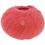 Lana Grossa Merino Superiore Häkelwolle, 180 m rot