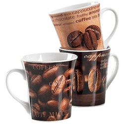 Ritzenhoff & Breker Geschirr-Set Kaffeebecher Rustica 3 farbig sortiert 312 ml 10,2cm 9,3cm