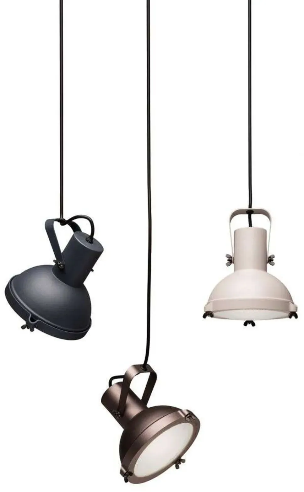 Pendelleuchte Nemo Lighting, Blau, für Küche, Aluminium, Industrielles Design - 18