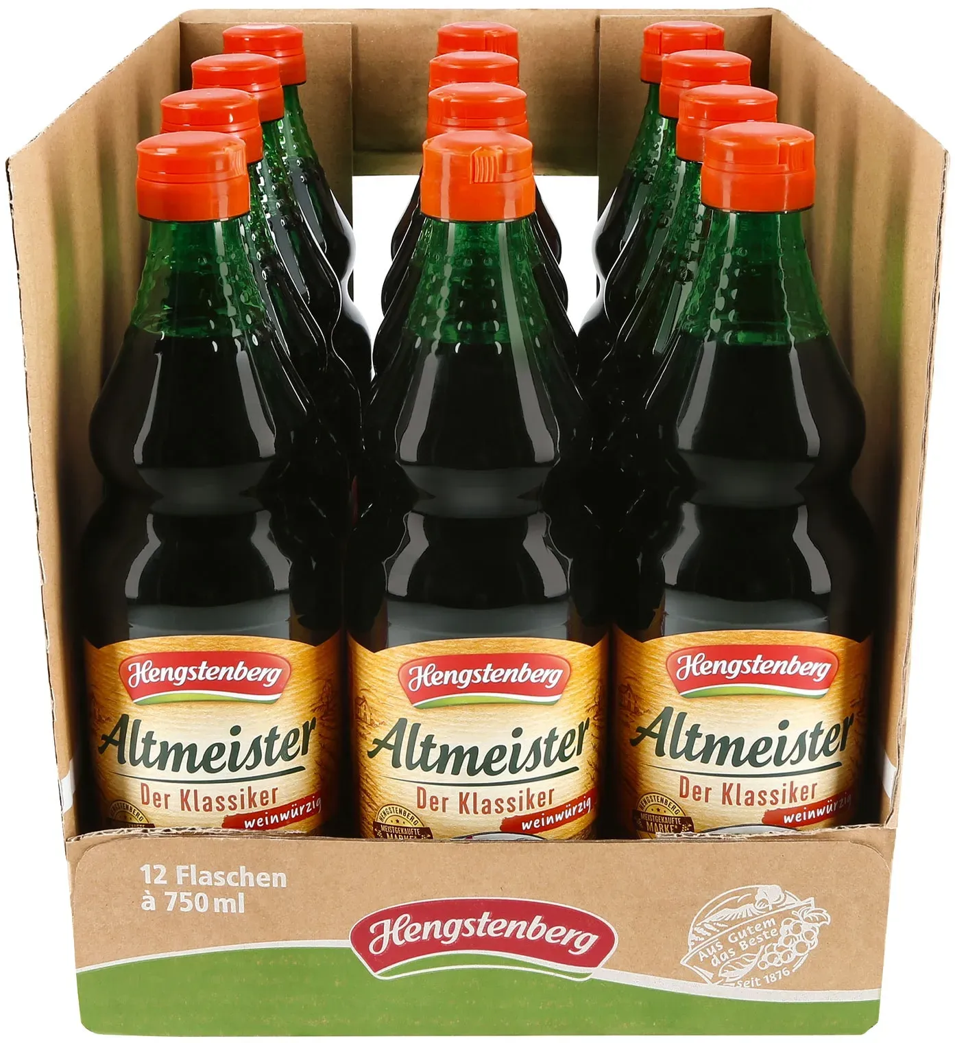 Hengstenberg Altmeister Essig 750 ml, 12er Pack