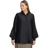 Vera Mont Satinbluse mit Kragen in schwarz, | Gr.: 40,