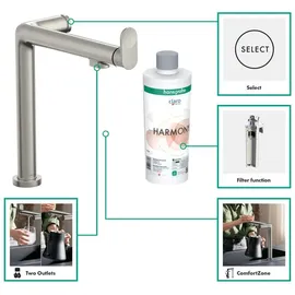 Hansgrohe Aqittura M91 Einhebelmischer Schwarz