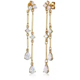 ELLI PREMIUM Elli Ohrringe 925 Sterling Silber Tropfen in Gold | Gr.: onesize