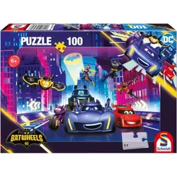 SCHMIDT SPIELE 56489 Kinderpuzzle 100 Teile Turbogeladene Action in Gotham City