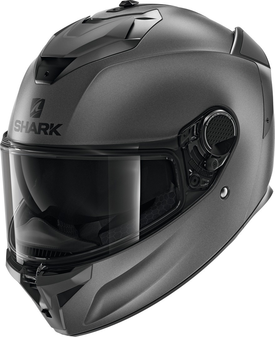 Shark Spartan GT Blank Helm, grijs, XS Voorman