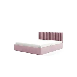 bettso Polsterbett mit Bettkasten ¦ rosa/pink ¦ Maße (cm): B: 169 H: 85