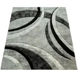 KADIMA DESIGN Teppich Grau, Textil, Abstrakt Wohnzimmer schmutzabweisend Hellgrau Rechteckig, 230x160 cm, in verschiedenen Größen erhältlich, Teppiche | Böden, Teppiche